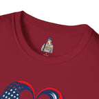 American Patriots Stand with Canada Unisex Softstyle T-Shirt