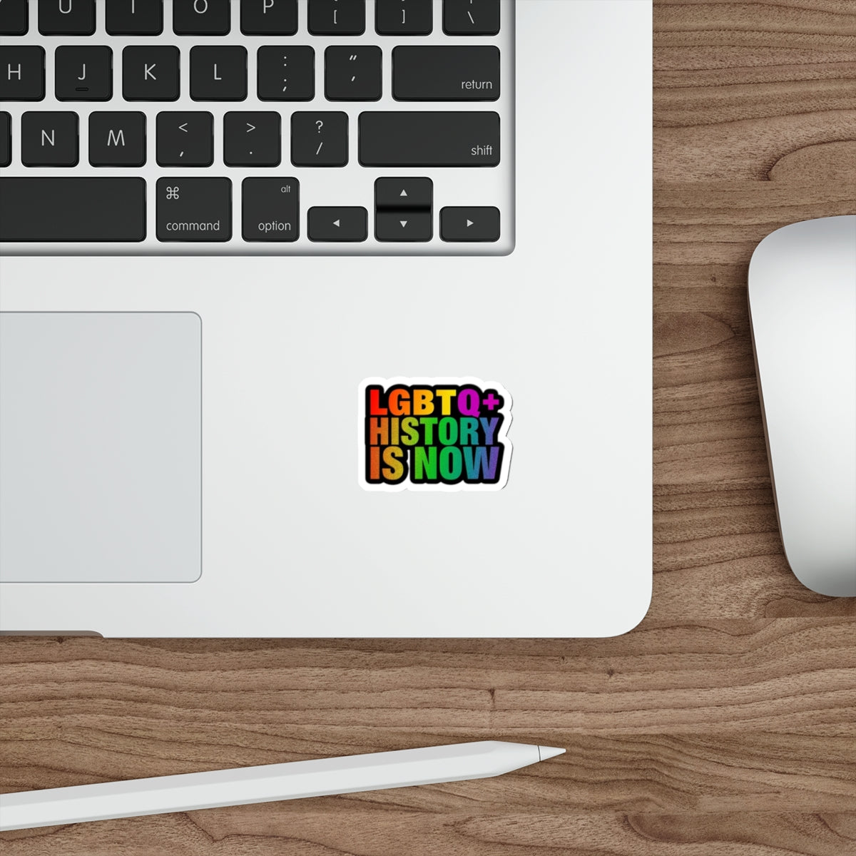 Die-Cut Stickers - LGBTQ+ HISTORY IS NOW