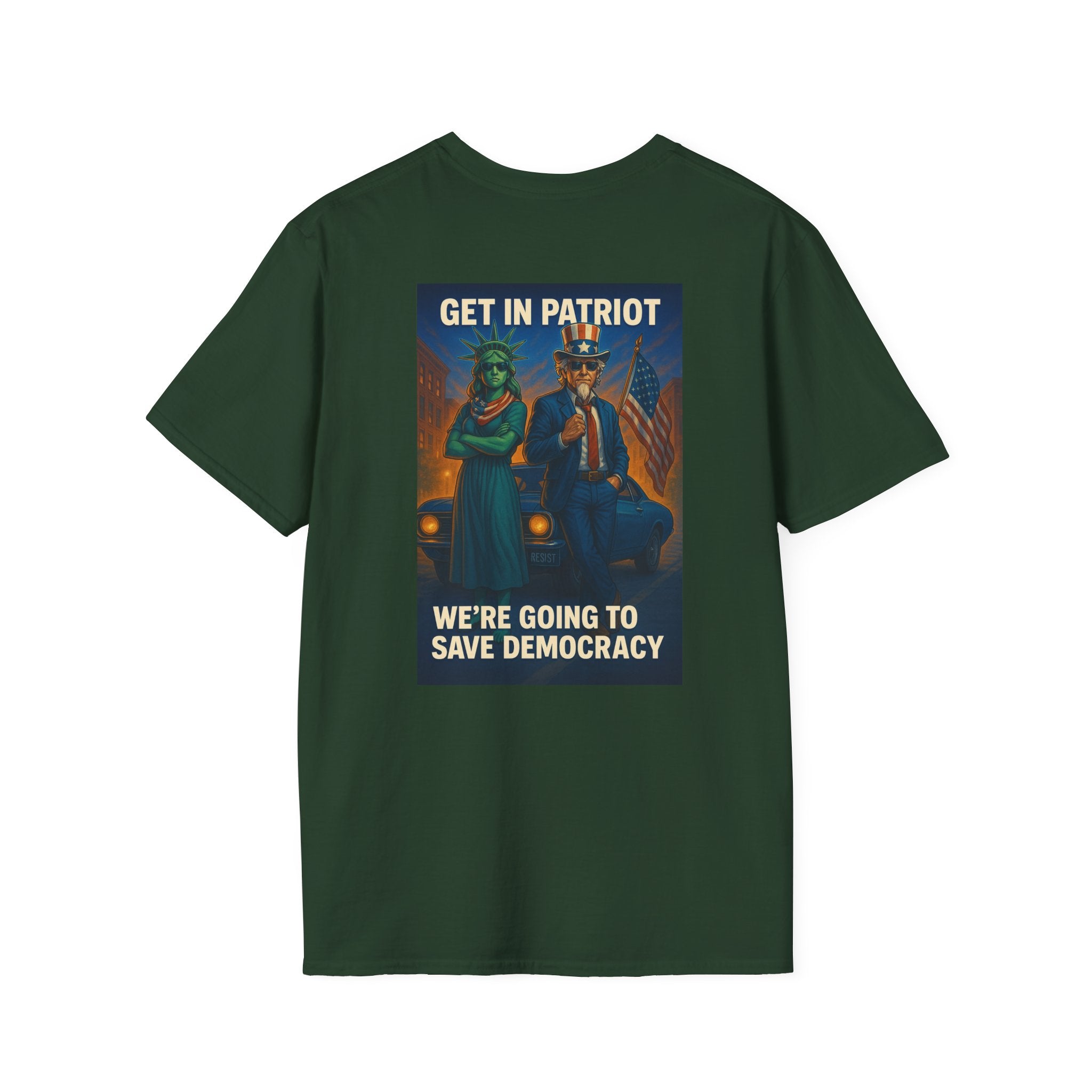 Patriotic Activism T-Shirt - Our Resistance Matters & Save Democracy Designs