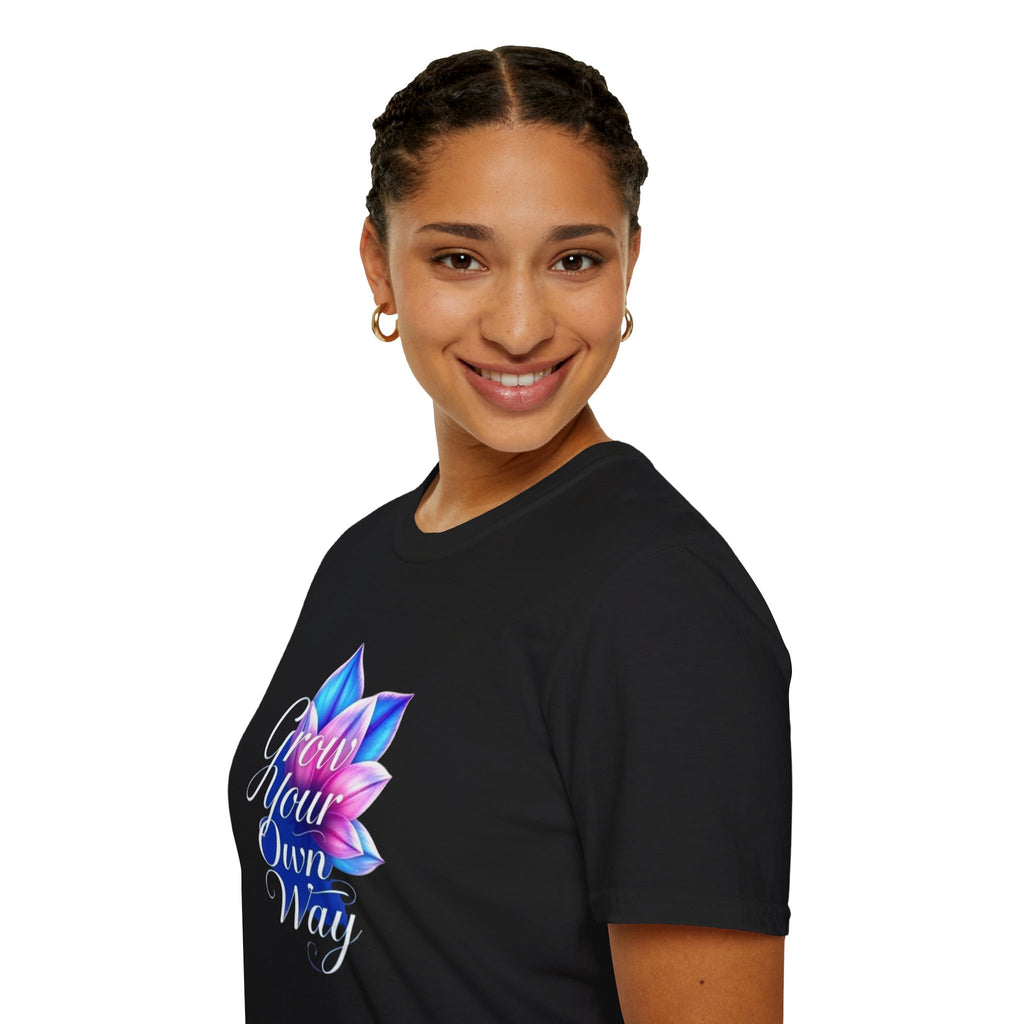 Empowerment Lotus, Grow Your Own Way T-Shirt