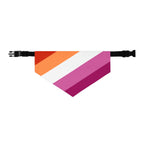 Lesbian Pride Flag Pet Bandana