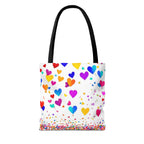 Falling Hearts Tote Bag