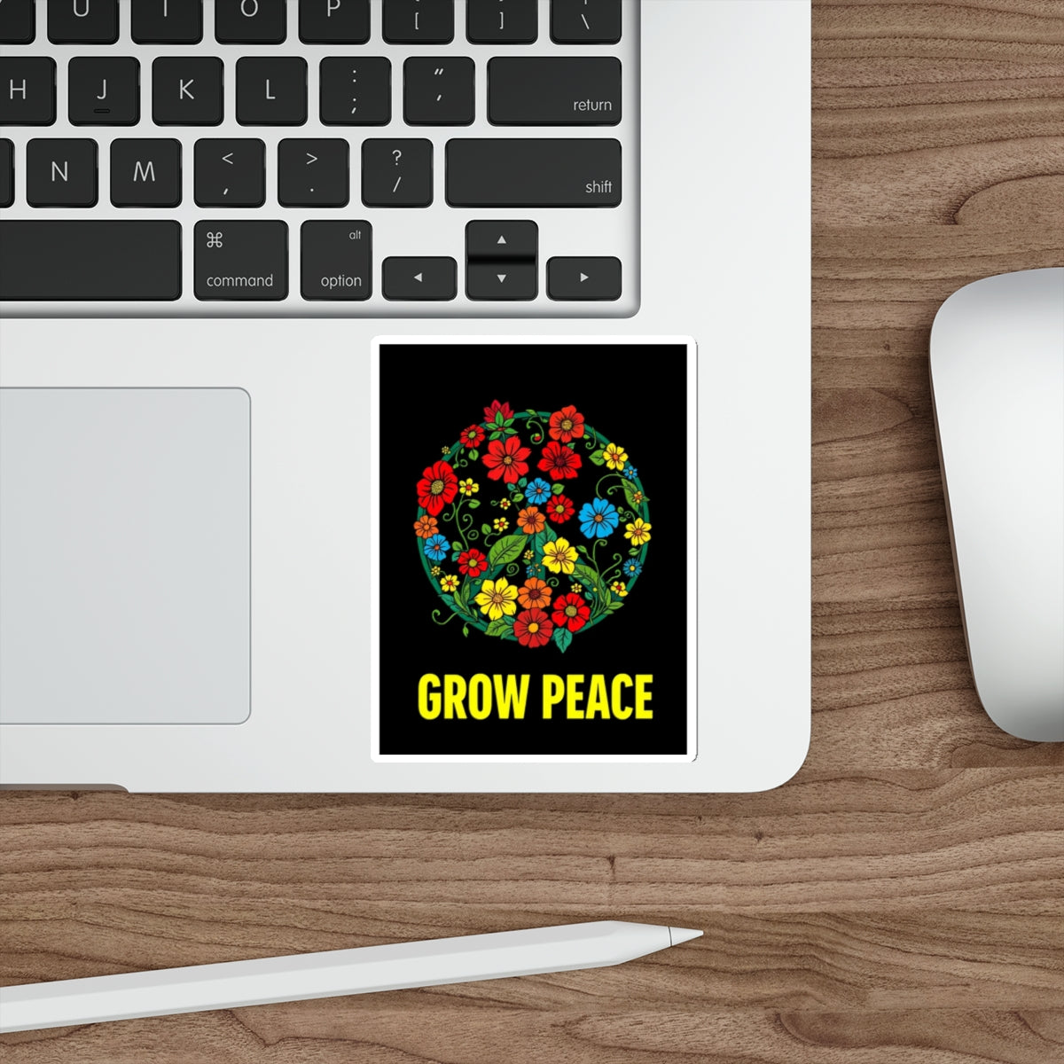 Die-Cut Stickers -  Grow Peace