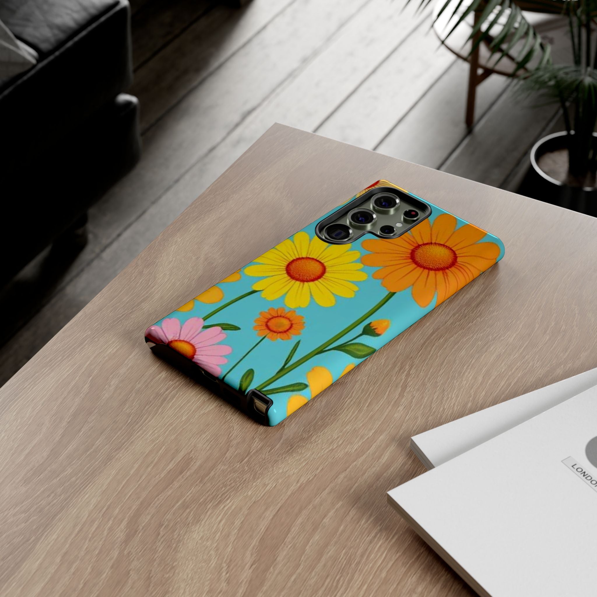 Floral Daisy Tough Case for Android