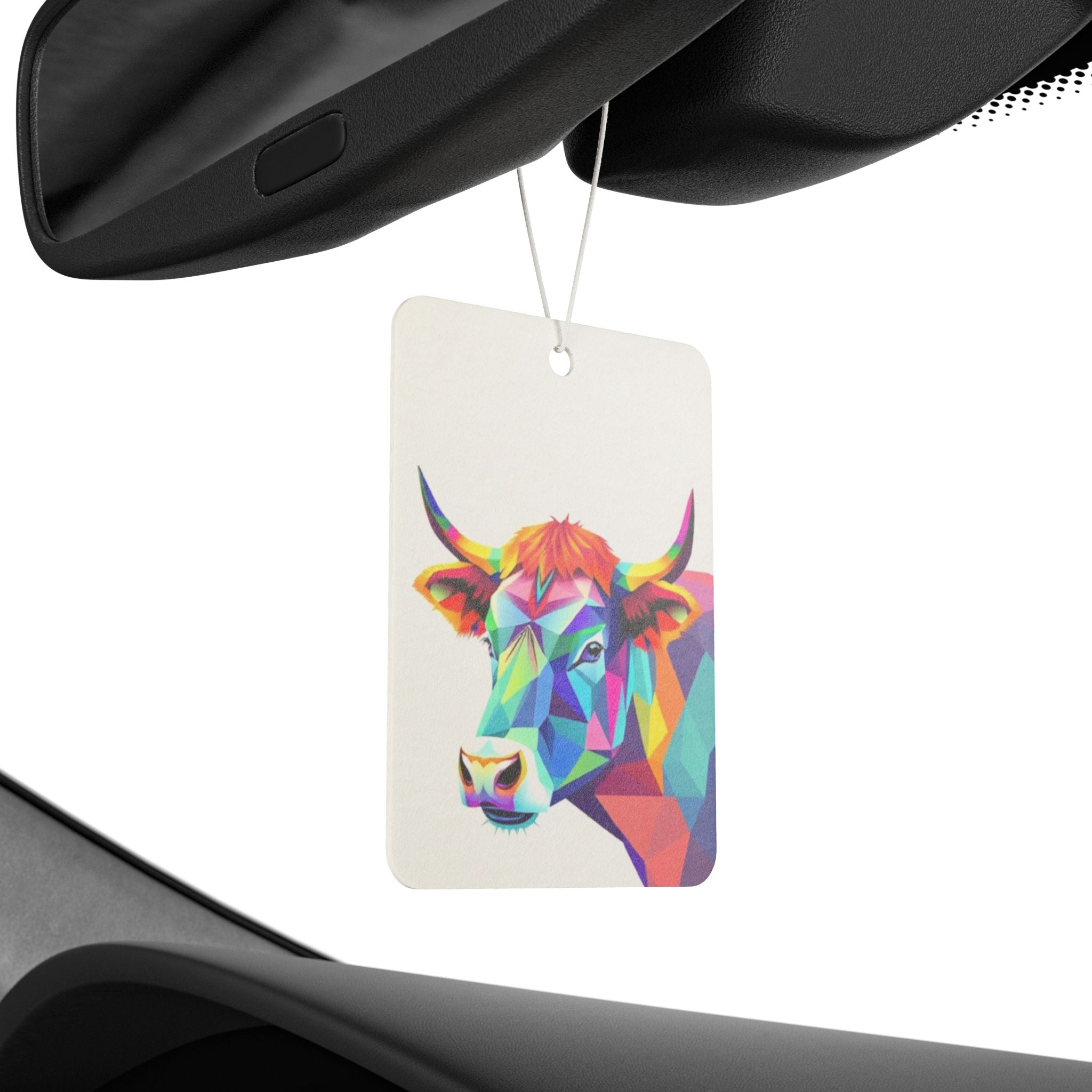 Fractal Bull - Car Air Freshener - Eclectic and Aromatic