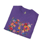 Floral 'FTP' Graphic T-Shirt