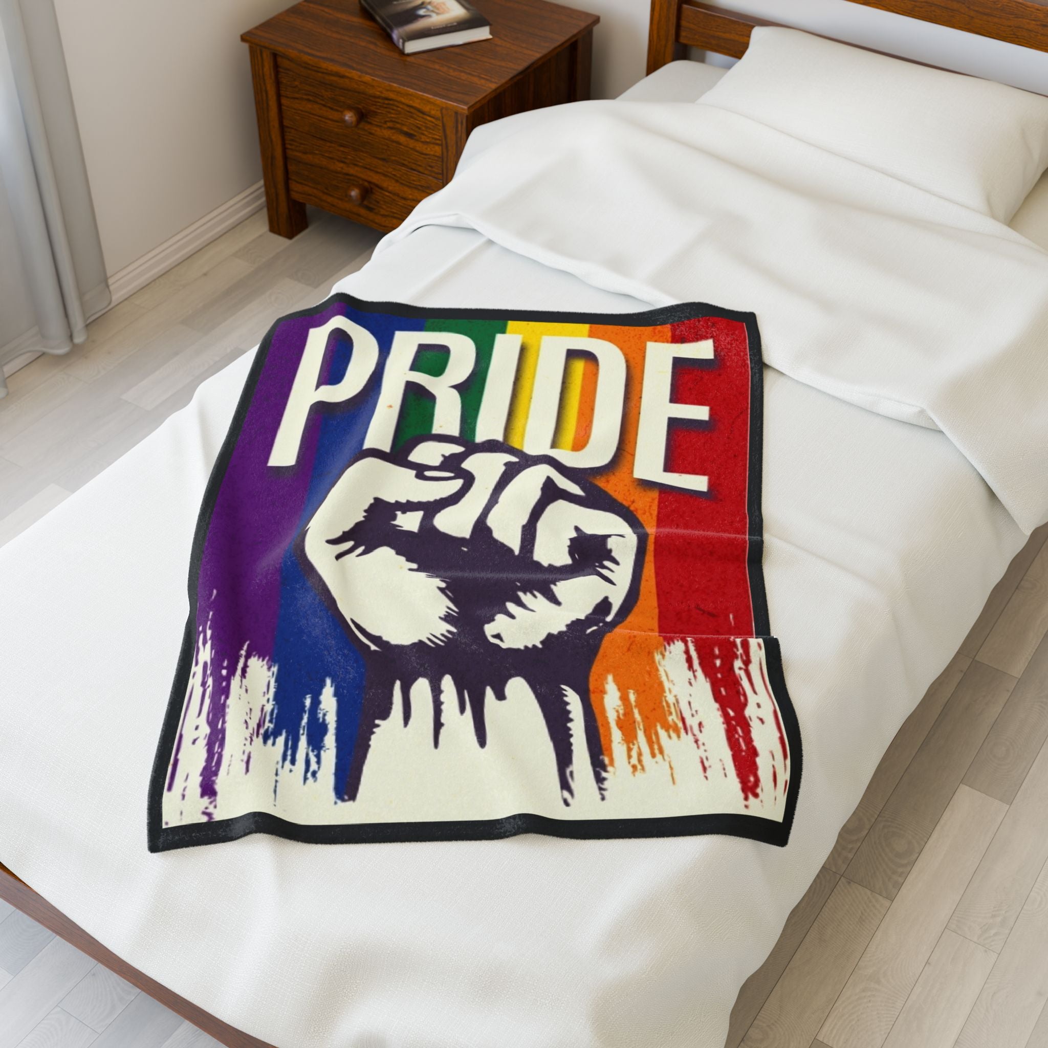 Dripping with Pride Velveteen Plush Blanket – For Comfort and Warmth