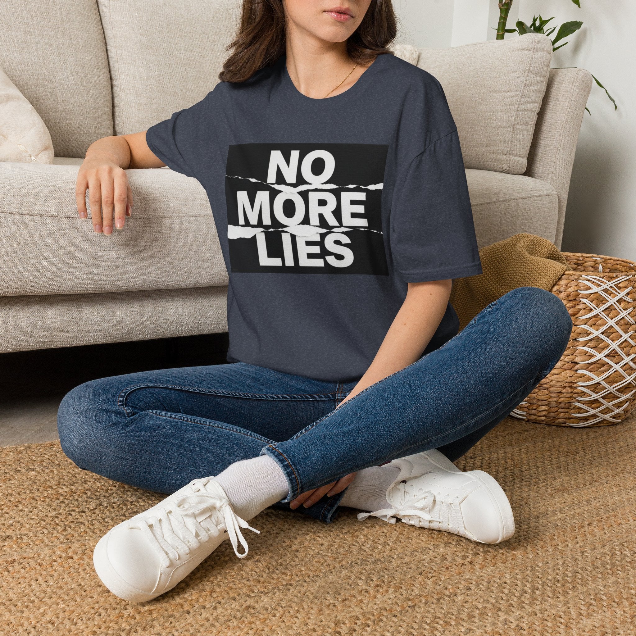 No More Lies T-Shirt — Bold Protest Graphic Tee