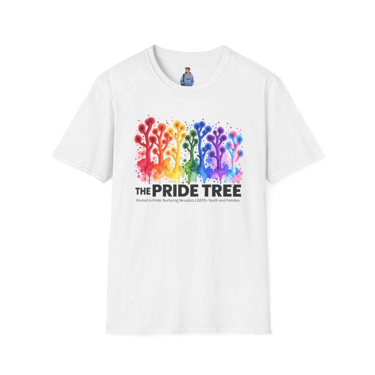 Pride Tree Las Vegas T-Shirt - Black Text