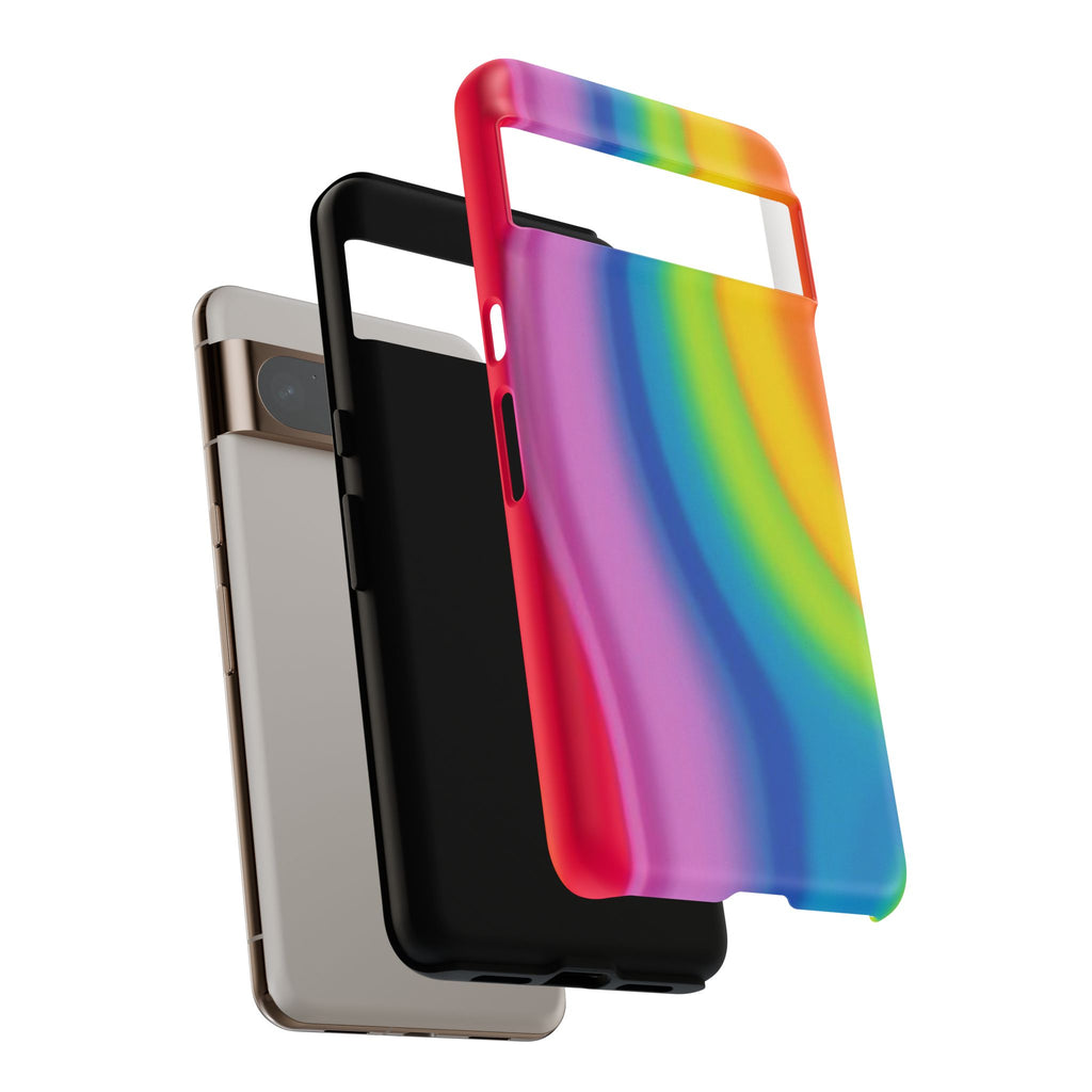 Rainbow Swirl Tough Case for Android