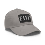 Stylish Dad Hat with FDT Leather Patch - Casual Sun Protection for Dads