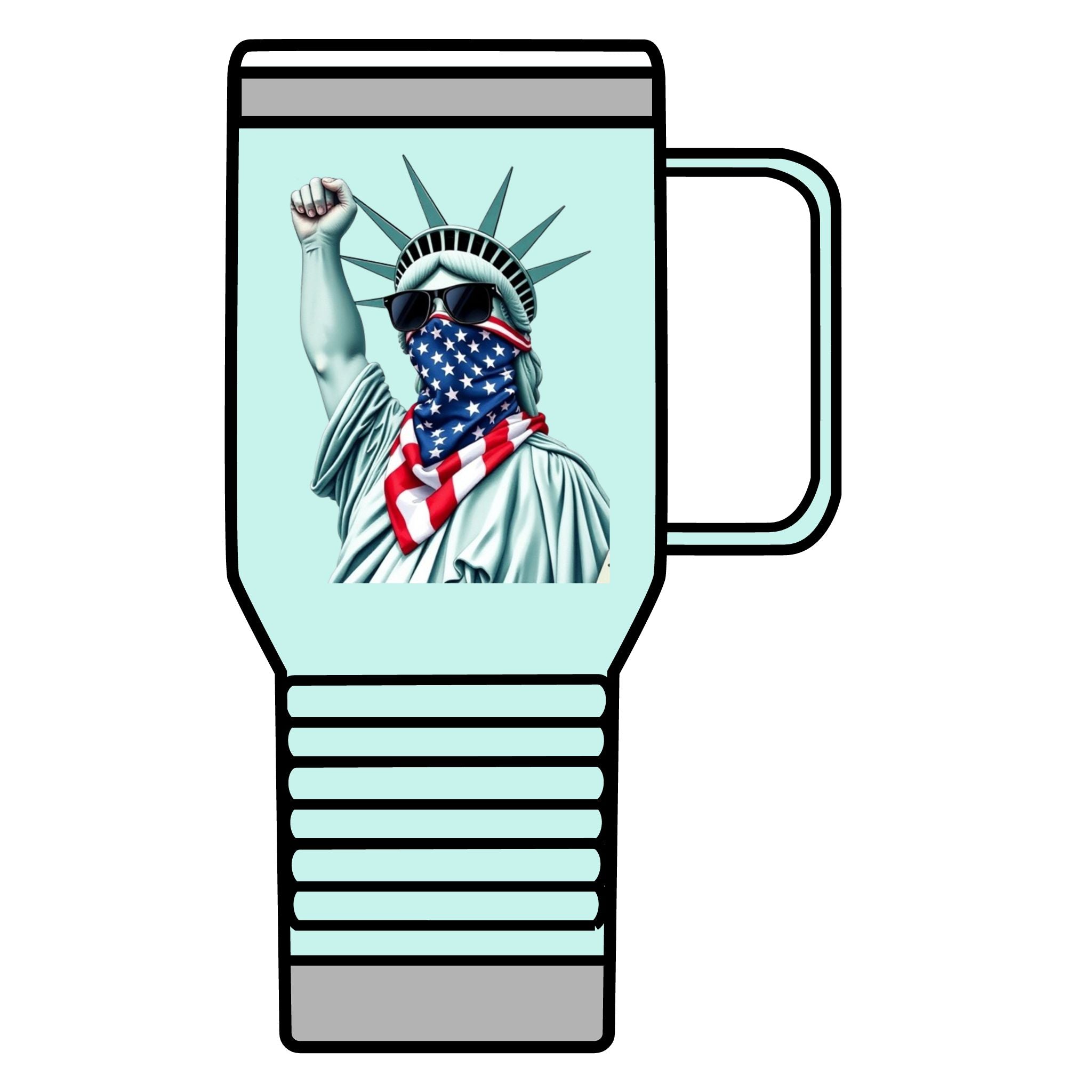 #RESIST with Lady Liberty Travel Mug - 20oz