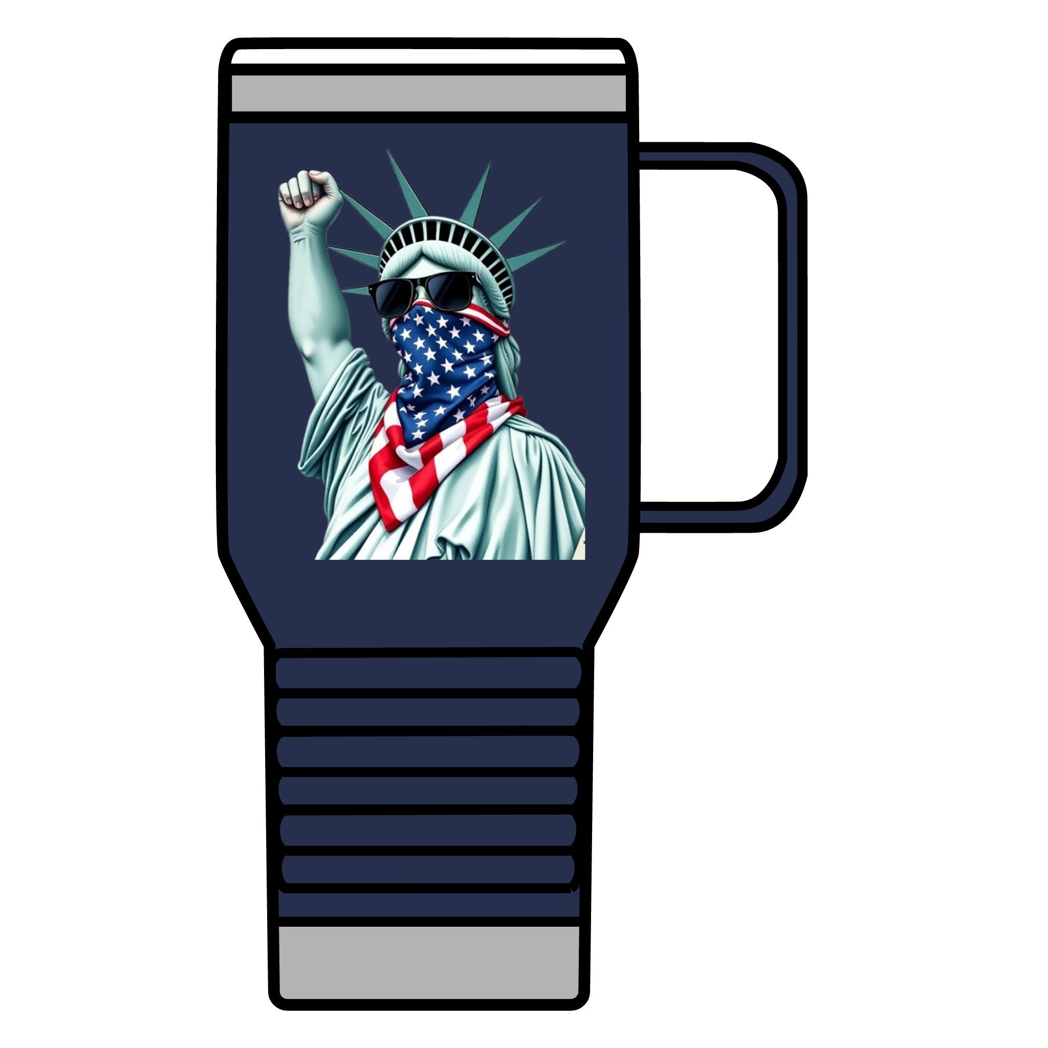 #RESIST with Lady Liberty Travel Mug - 20oz