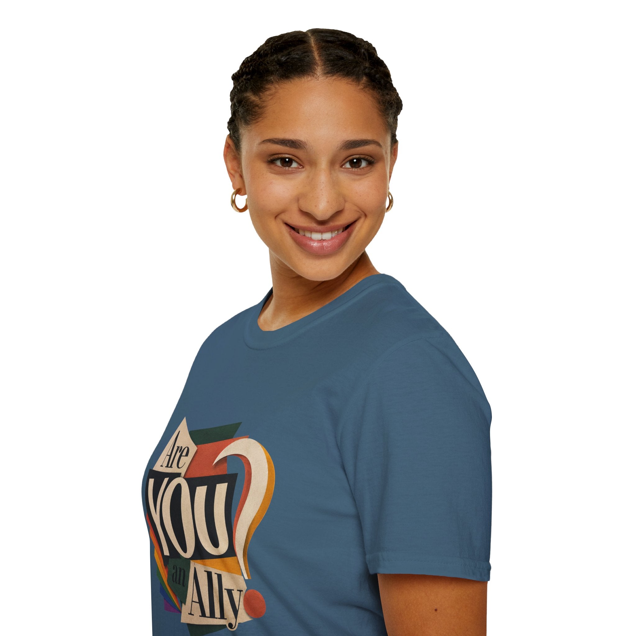 Are You An Ally? T-Shirt — Vintage Pride Ally Tee