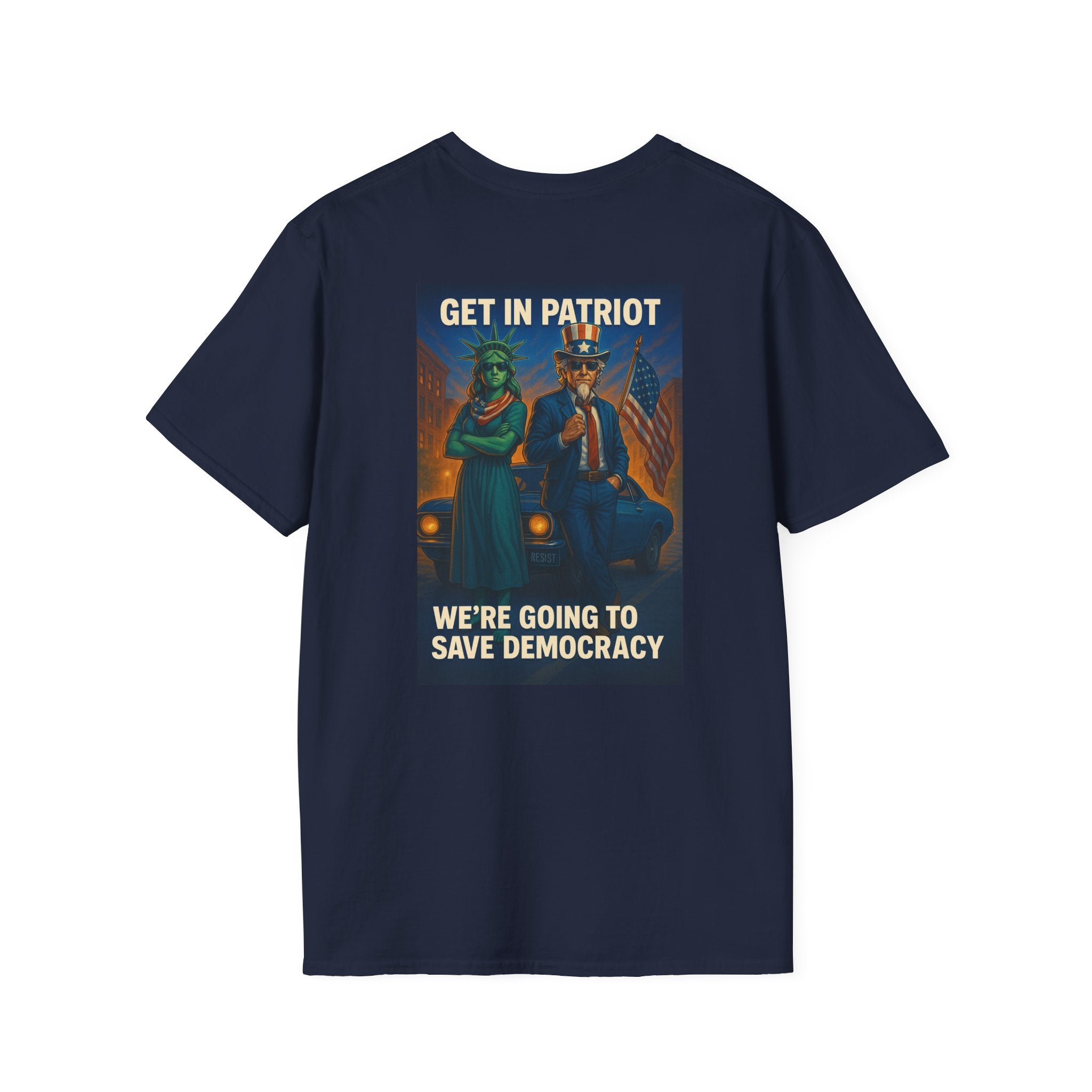Patriotic Activism T-Shirt - Our Resistance Matters & Save Democracy Designs