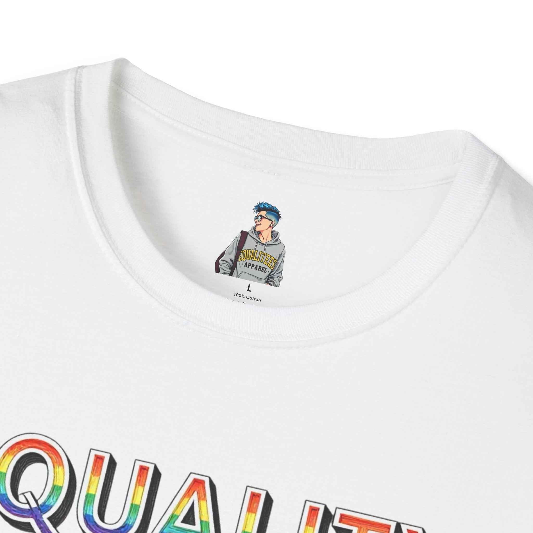 Equality is Greater Than Division T-Shirt — Rainbow Pride Graphic Tee
