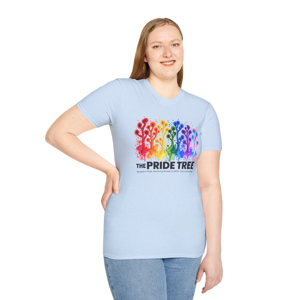 Pride Tree Las Vegas T-Shirt - Black Text