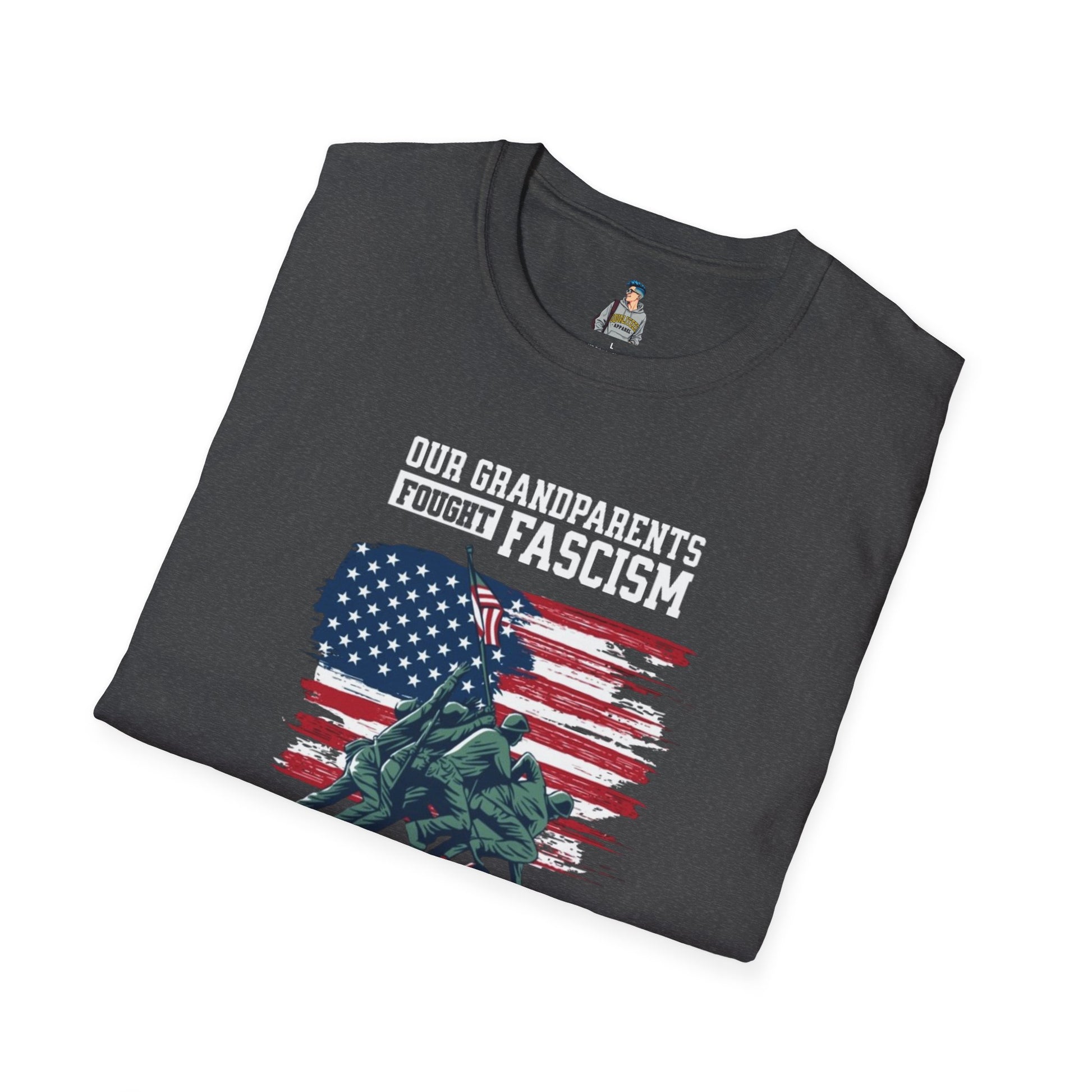 Patriotic Anti-Fascism T-Shirt - Voting for a Traitor Makes You One - Unisex Softstyle T-shirt