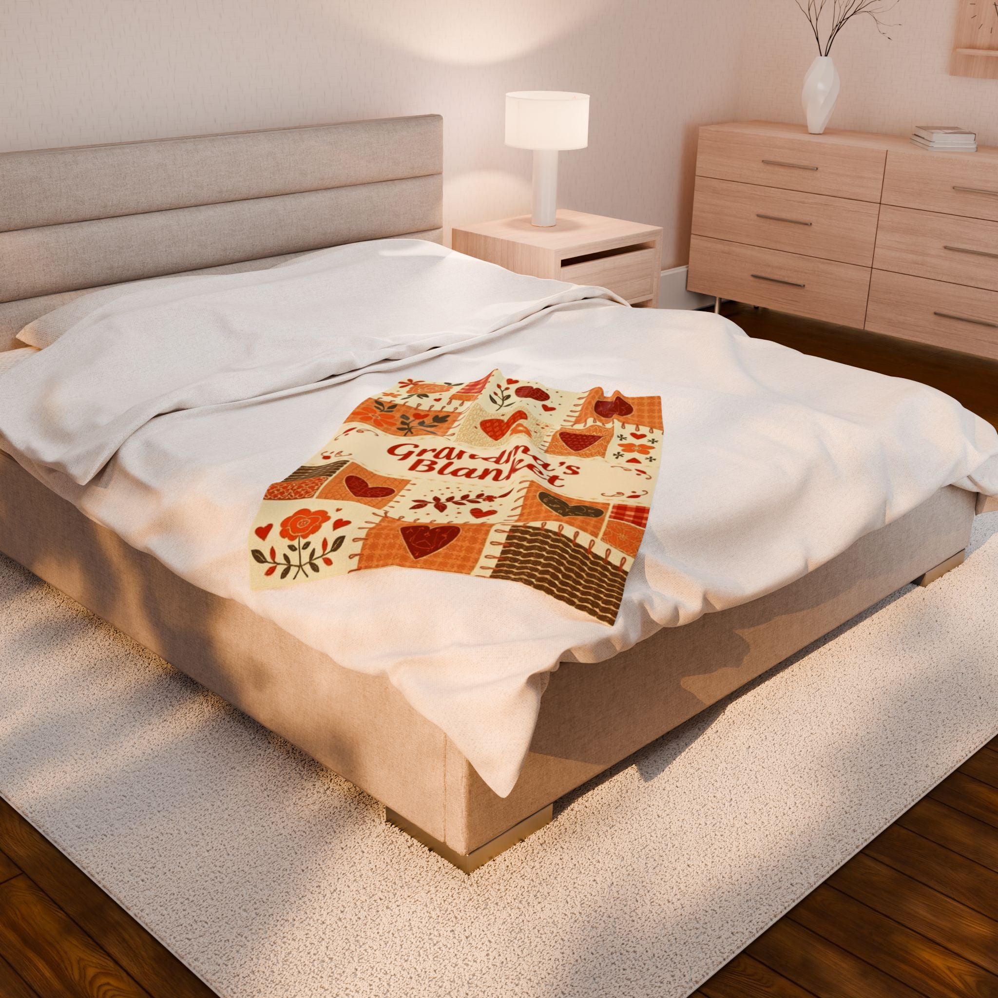 Grandma's Blanket Plush Blanket – For Comfort and Warmth