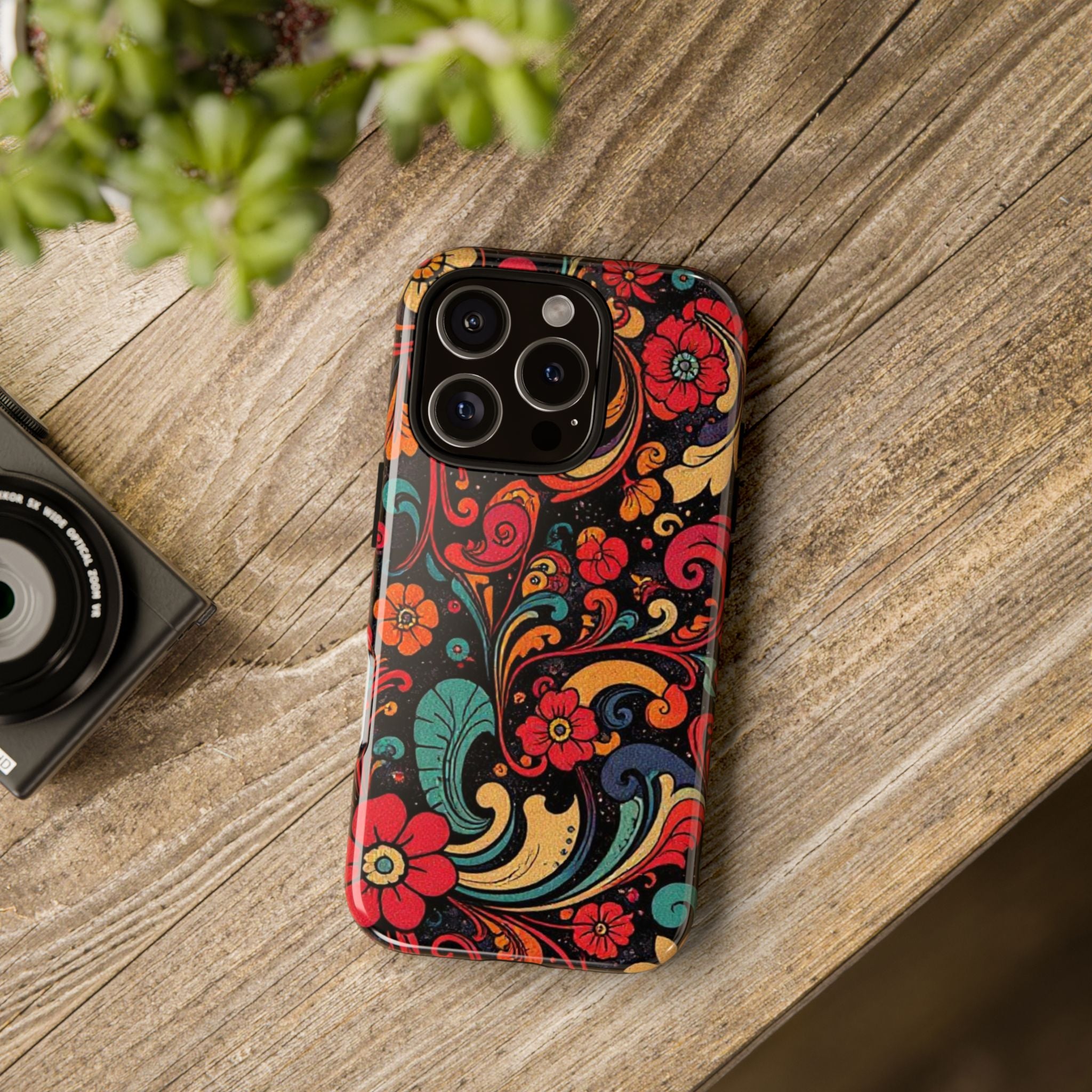 Floral Paisley Tough Case for iPhone — Vibrant Protective Phone Cover