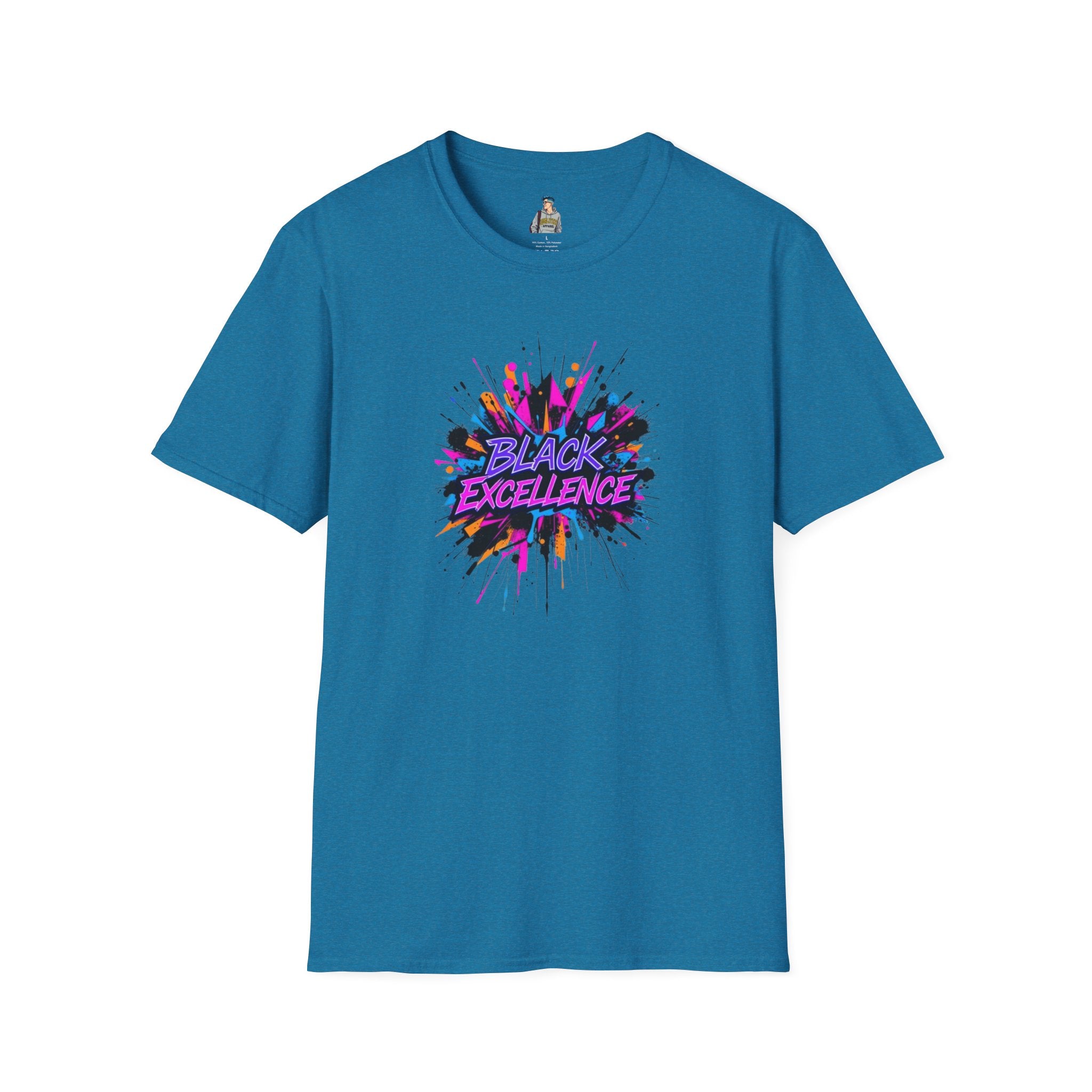 Unisex Softstyle T-Shirt - Black Excellence Graphic Tee