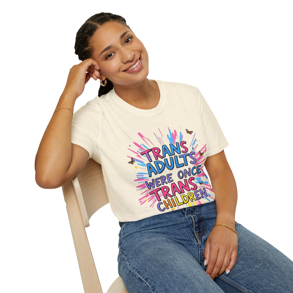 Trans Awareness Unisex T-Shirt, LGBTQ+ Pride Shirt, Gift for Allies, Feminist Apparel, Support Trans Rights