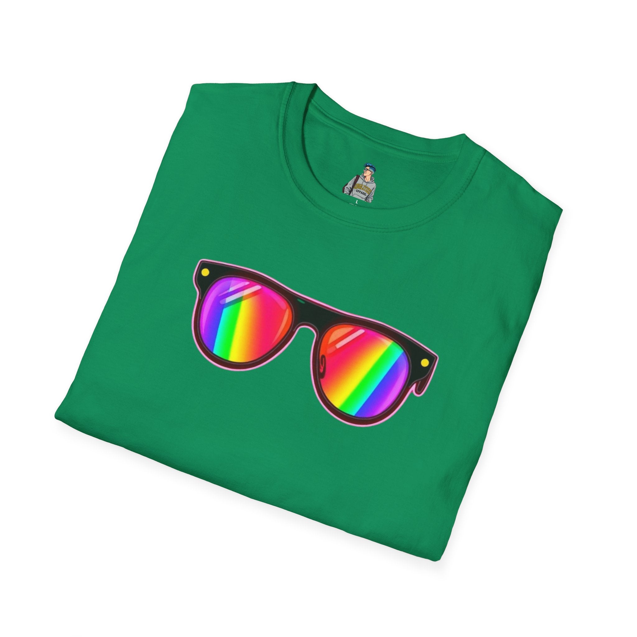 Rainbow Sunglasses Unisex t-shirt
