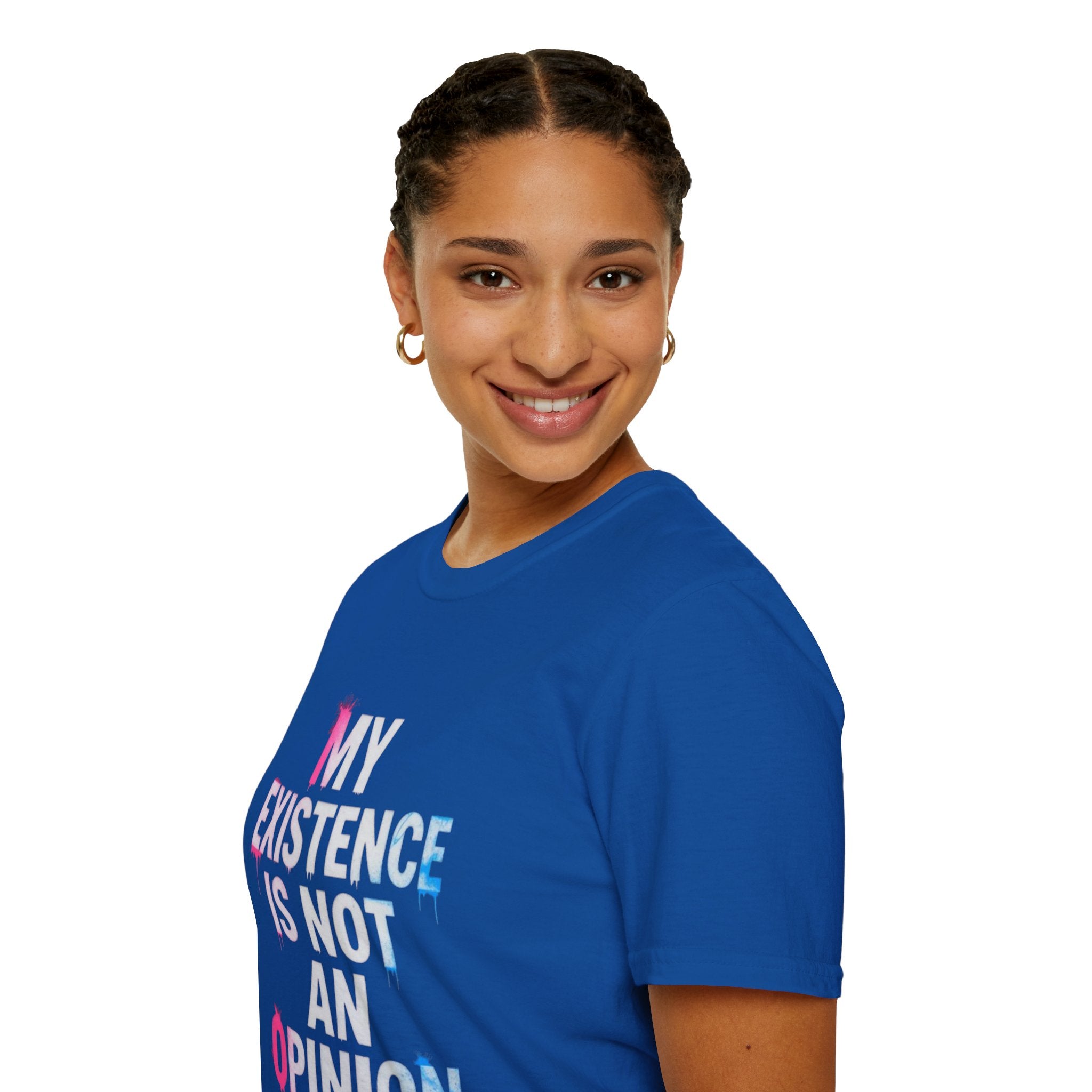 My Existence Is Not An Opinion T-Shirt — Trans Pride Statement Tee