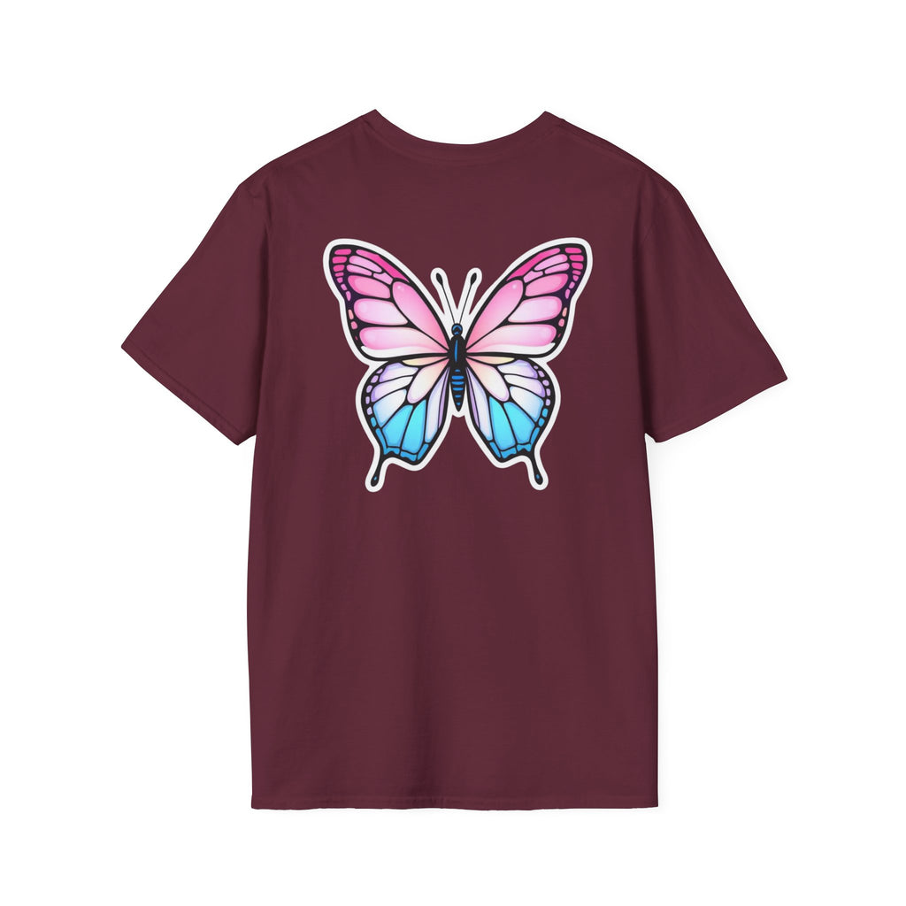 Trans Caterpillar to Butterfly Graphic T-Shirt