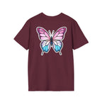Trans Caterpillar to Butterfly Graphic T-Shirt