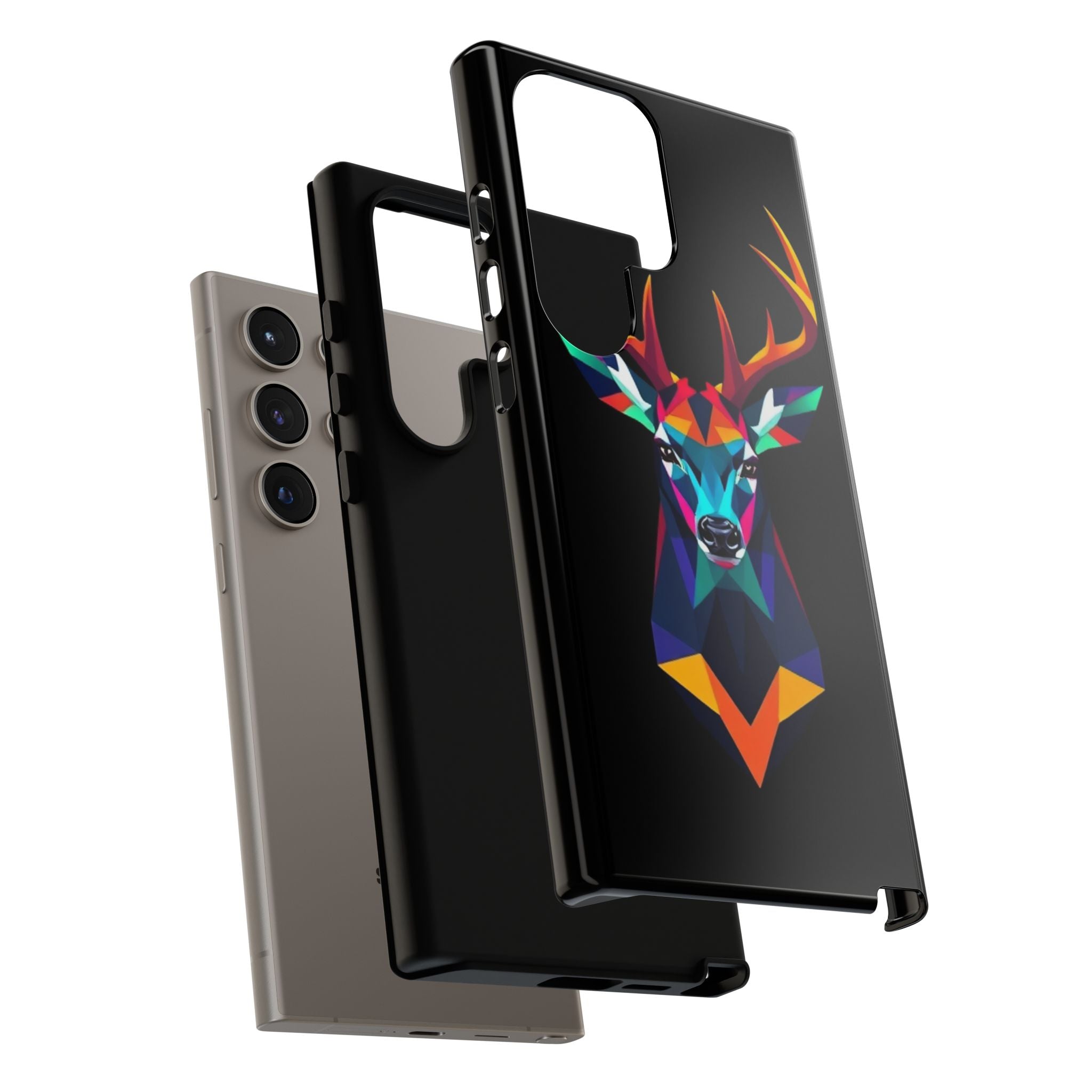 Colorful Fractal Deer Art Design Tough Case For Android & iPhone