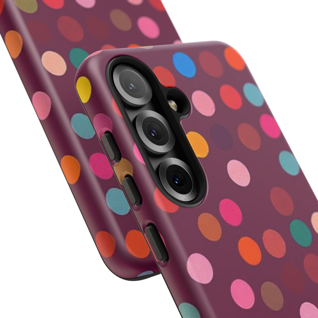 Polka-Dot Colorful Tough Case for Android