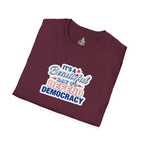 Defend Democracy Unisex Softstyle T-Shirt - Perfect for Activism and Everyday Wear
