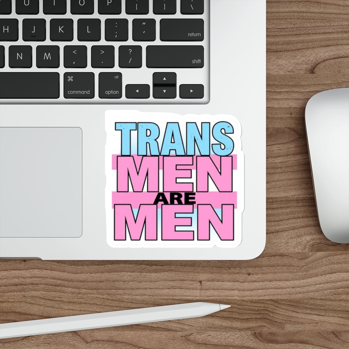 Die-Cut Stickers - TRANS MEN ARE MEN