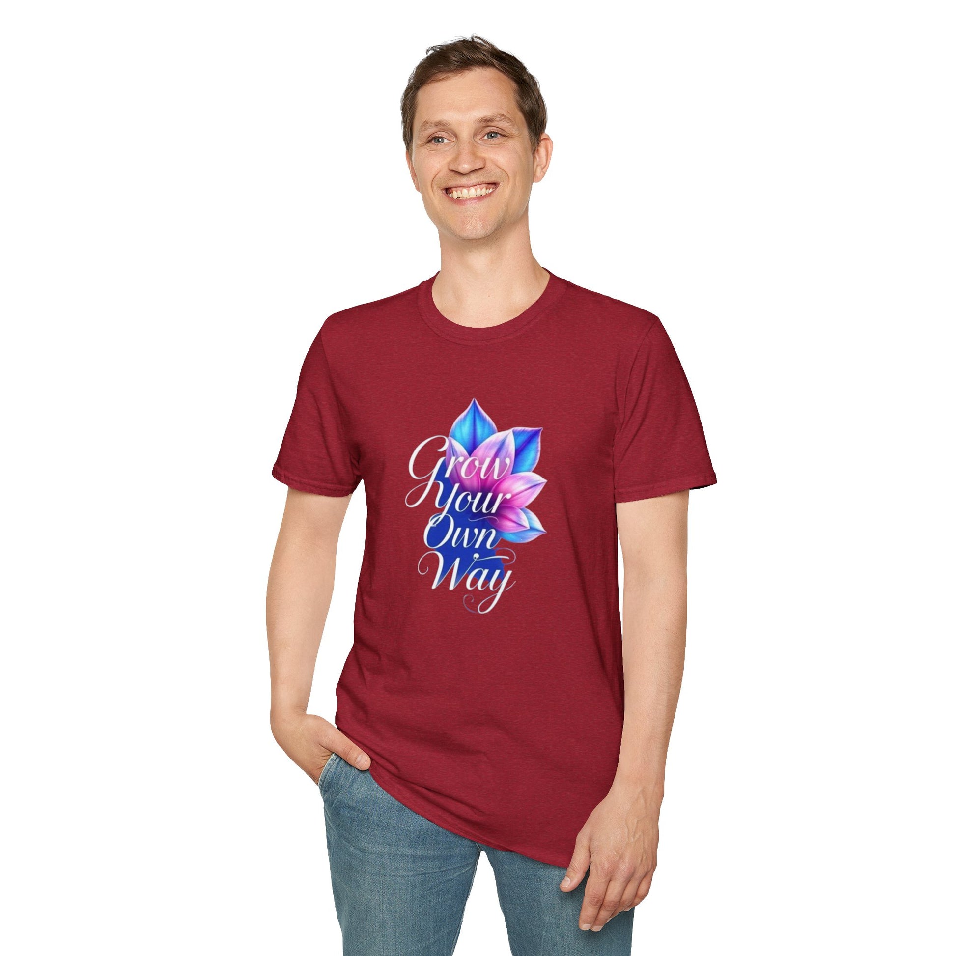 Empowerment Lotus, Grow Your Own Way T-Shirt