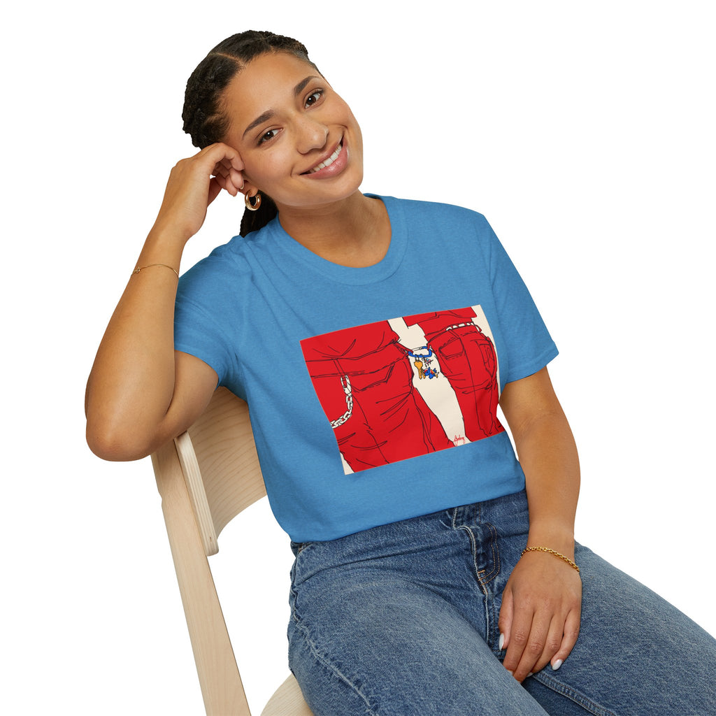 Red Jeans by Audrey Pride Tree Las Vegas T-Shirt