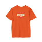 Unisex Softstyle T-Shirt - When Did You CHOOSE to Be Straight? Empowering LGBTQ+ Graphic Tee