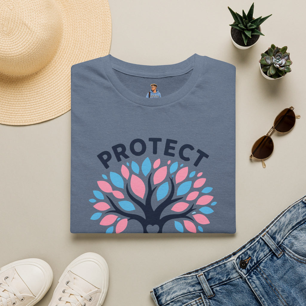 Protect Trans Kids Pride Tree Las Vegas T-Shirt