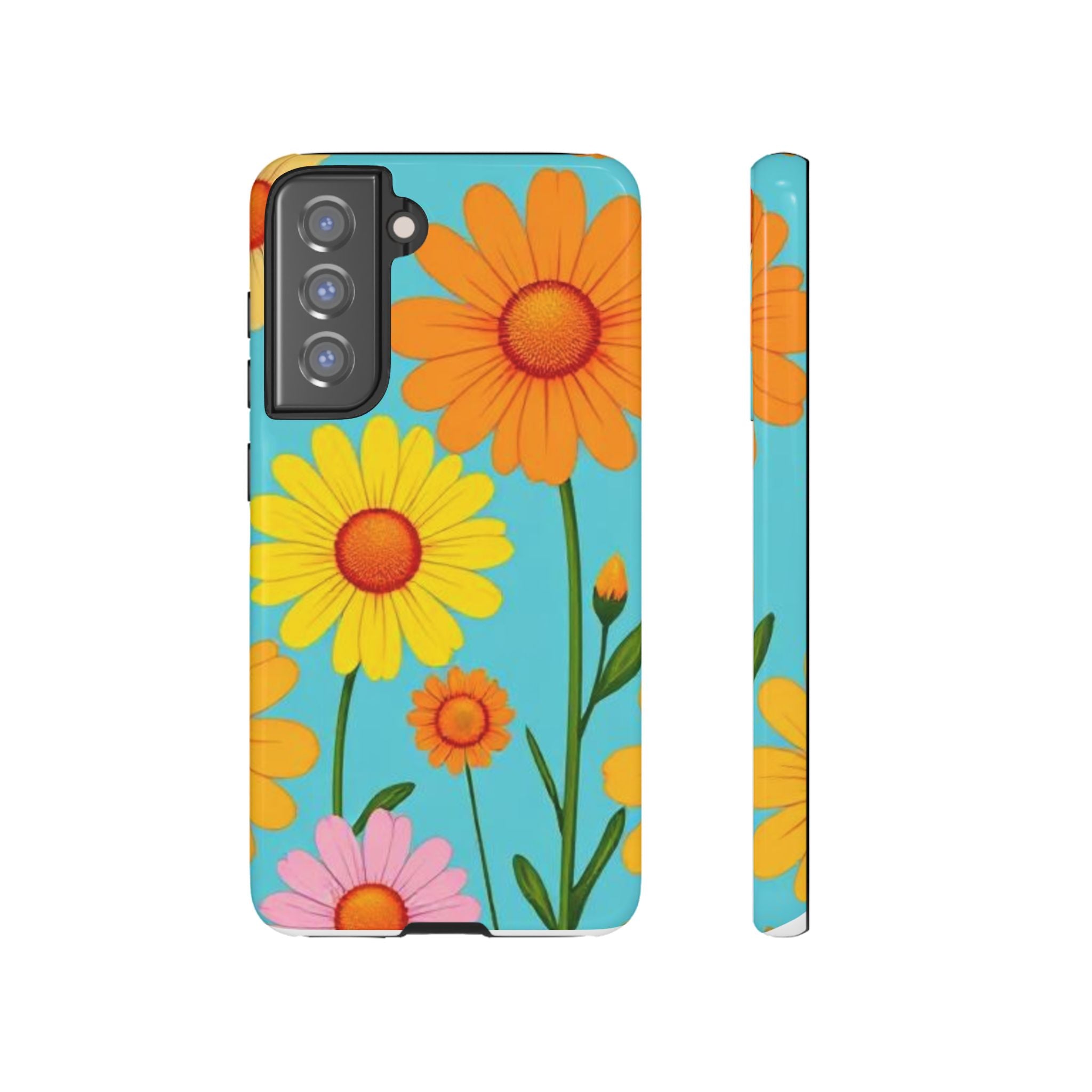 Floral Daisy Tough Case for Android