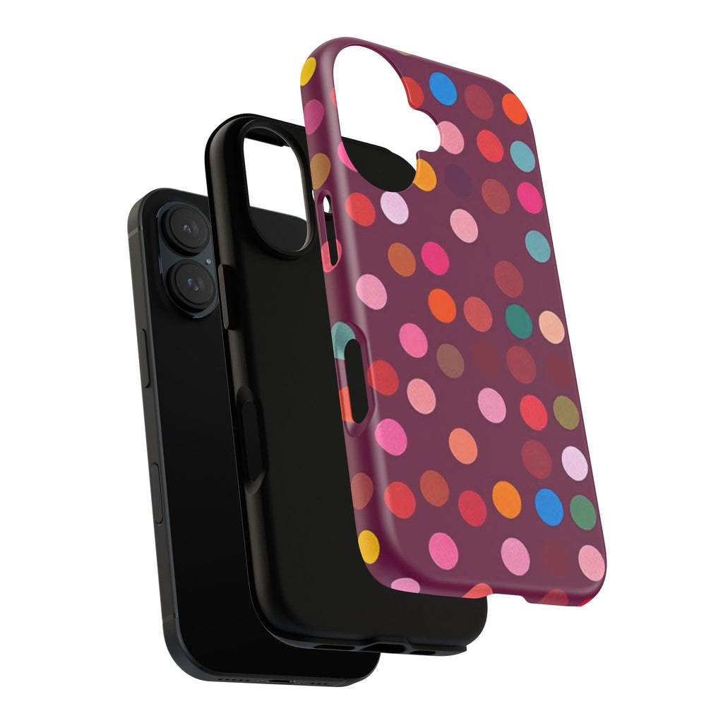 Polka Dot Tough Case for iPhone