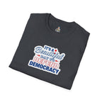 Defend Democracy Unisex Softstyle T-Shirt - Perfect for Activism and Everyday Wear
