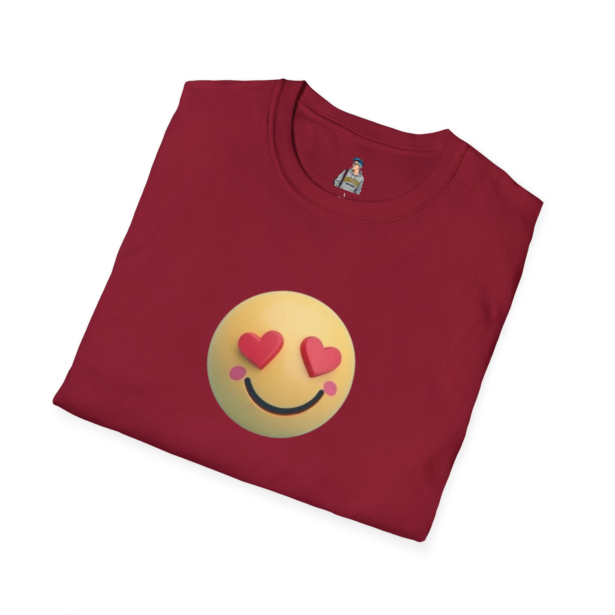 Heart Eyes Emoji - Unisex Softstyle T-Shirt