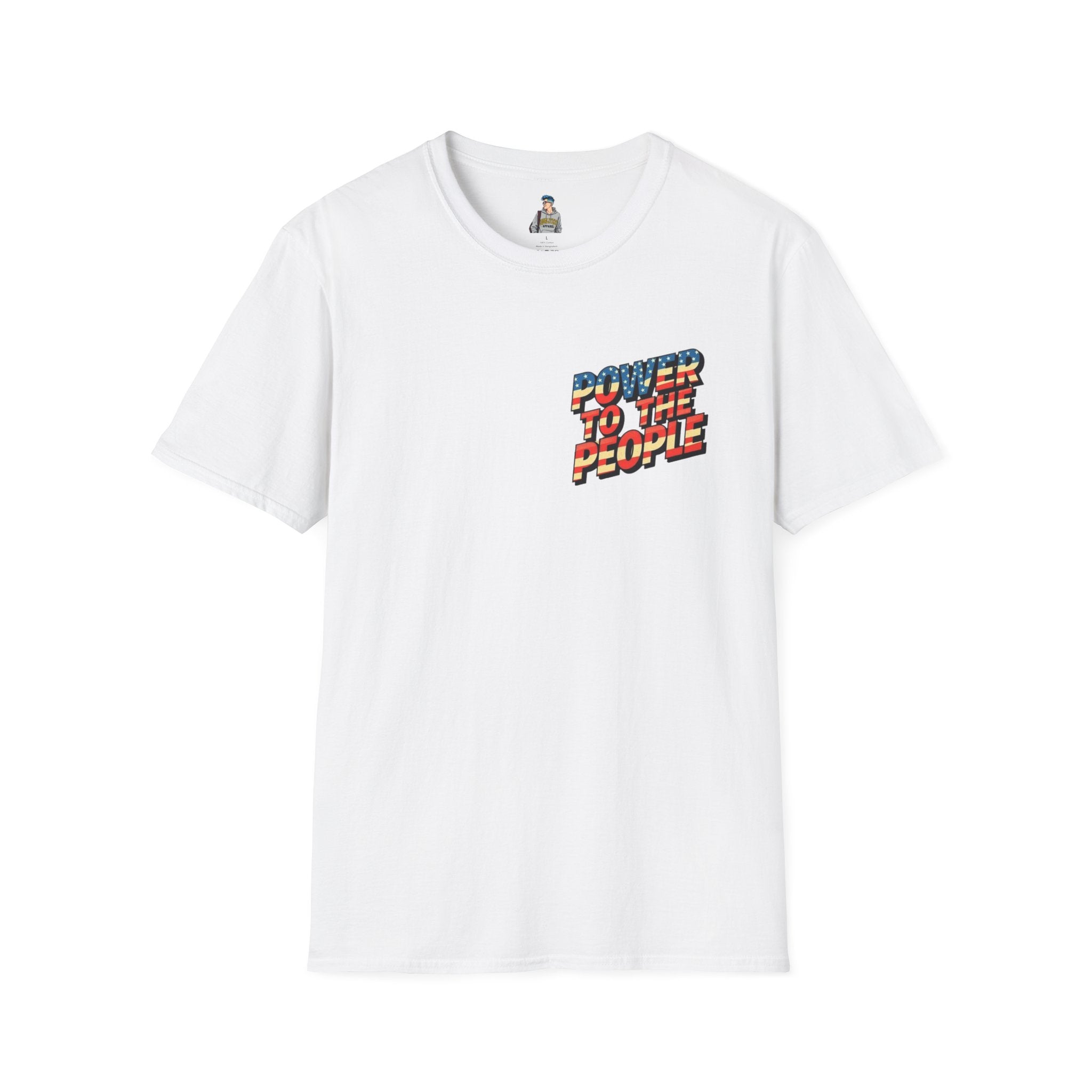 Power to the People Unisex Softstyle T-Shirt Classic Protest Tee