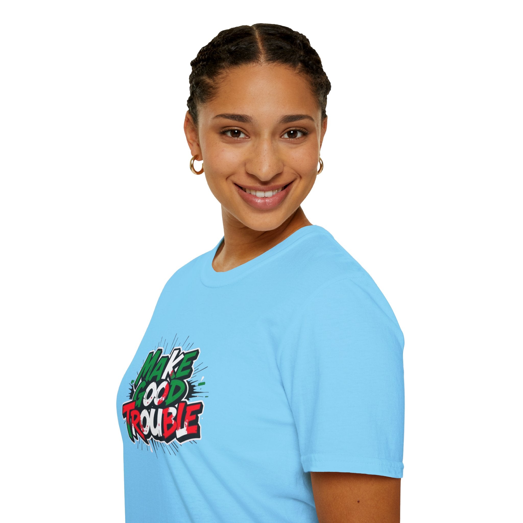 Make Good Trouble T-shirt  Fun Graphic Tee for Activists & Trendsetters