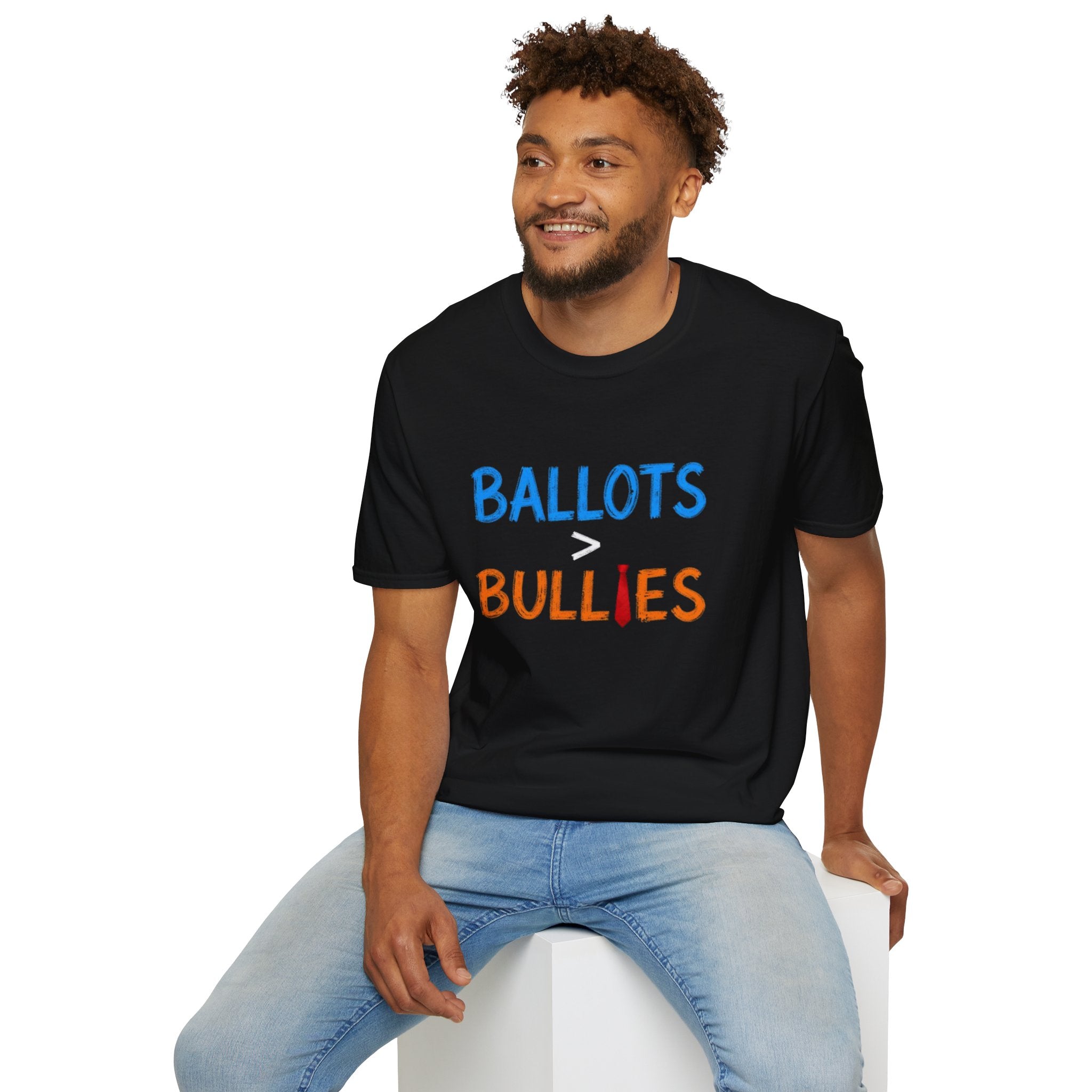 Ballots > Bullies T-Shirt — "I Will Not Be Intimidated" Voter Rights Tee