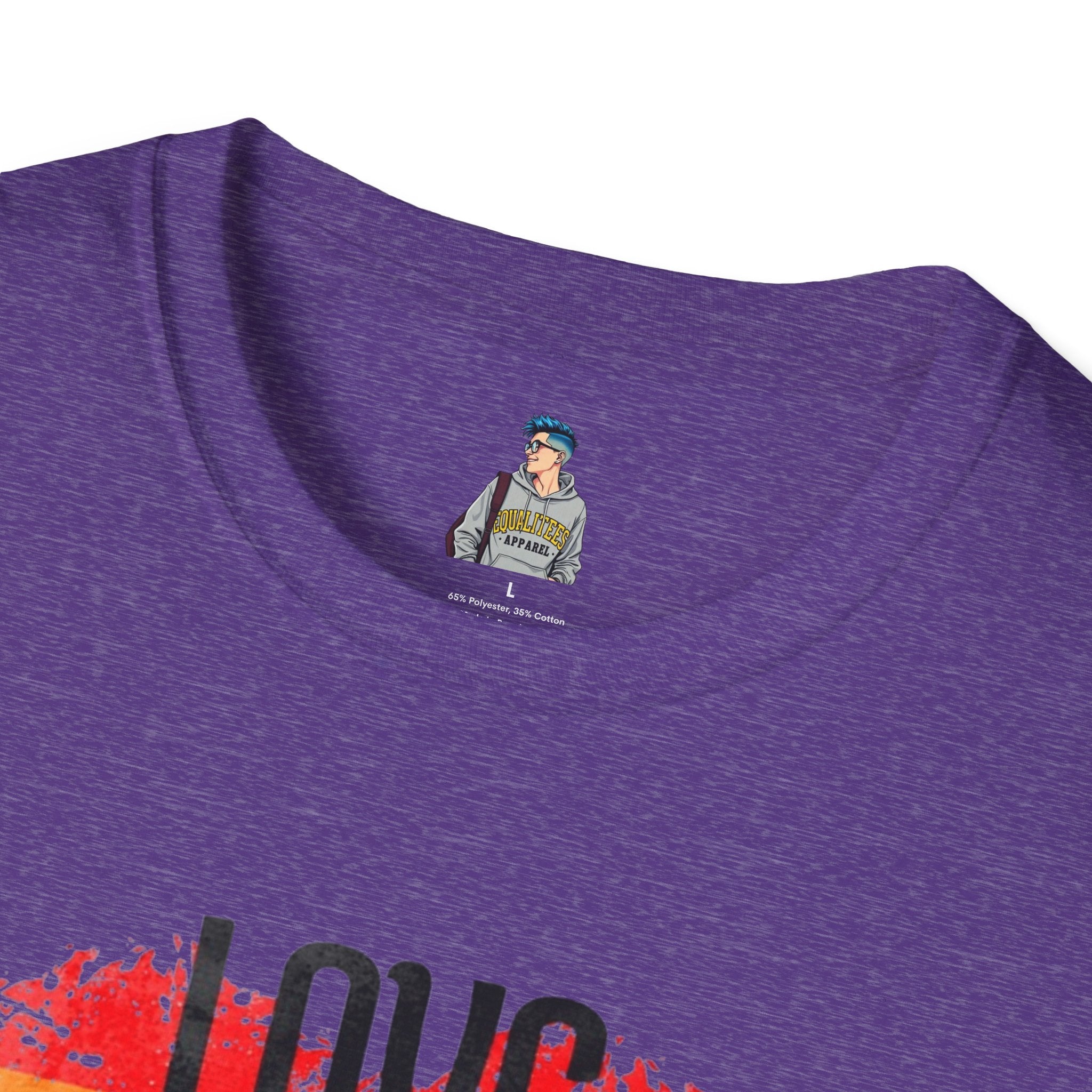 Pride Love Is Love Unisex Softstyle T-Shirt - EqualiTees.Me