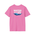 Water is Life Unisex T-Shirt | Eco-Friendly Tee for Environmentalists, Beach Lovers, Awareness Campaigns, Gifting