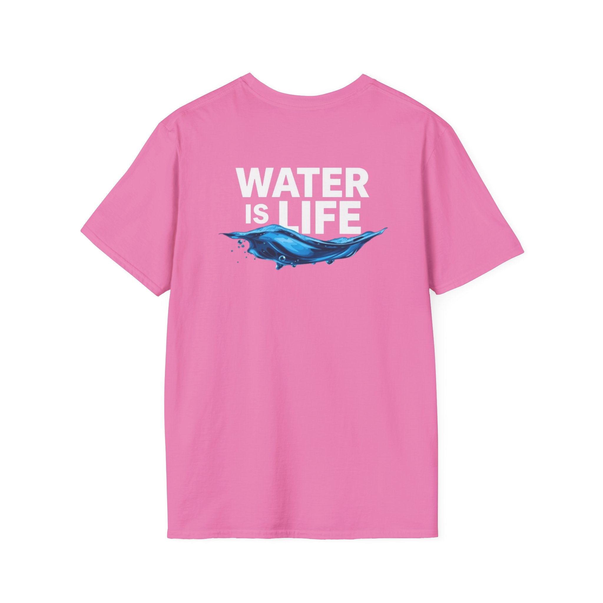 Water is Life Unisex T-Shirt | Eco-Friendly Tee for Environmentalists, Beach Lovers, Awareness Campaigns, Gifting