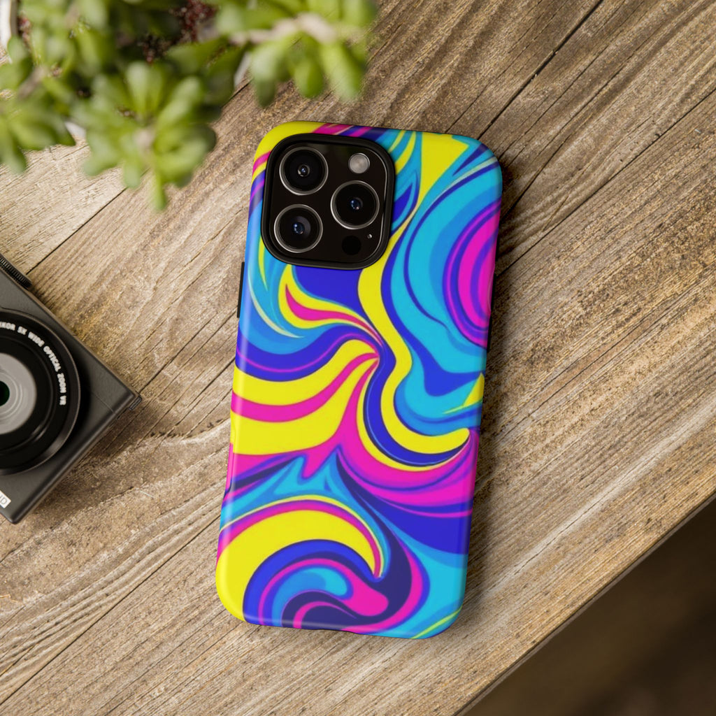 Psychedelic Swirl Tough Phone Case for iPhone