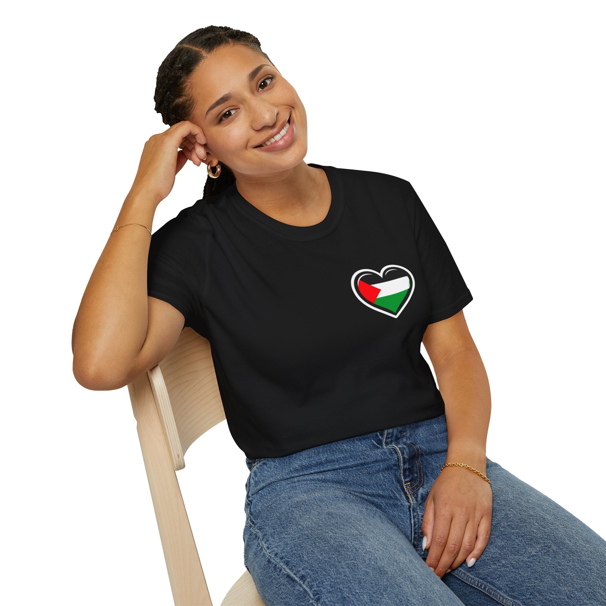 Unisex Softstyle T-Shirt: Stand with Gaza & We Are All Palestine Graphic Tee